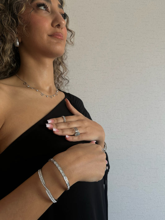 Collier étoile diamants