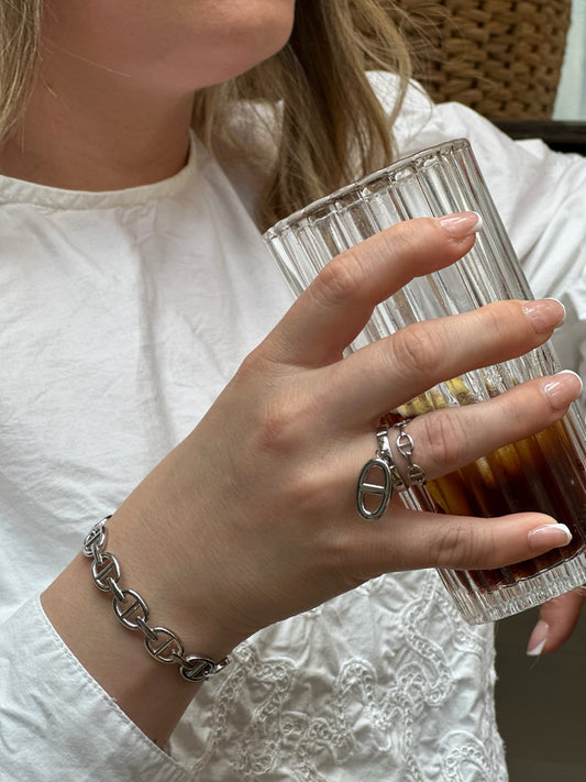 Bracelet argenté